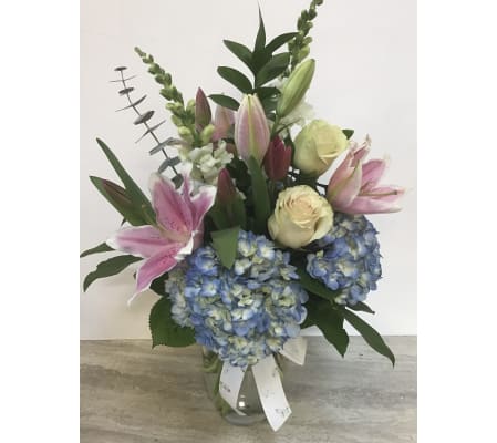 Blue Hydrangea Delight