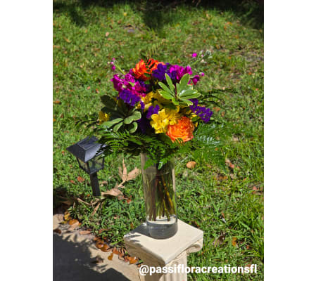 Sunset Garden Embrace