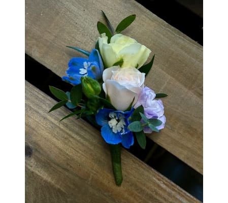 Perfectly Pastel Boutonniere