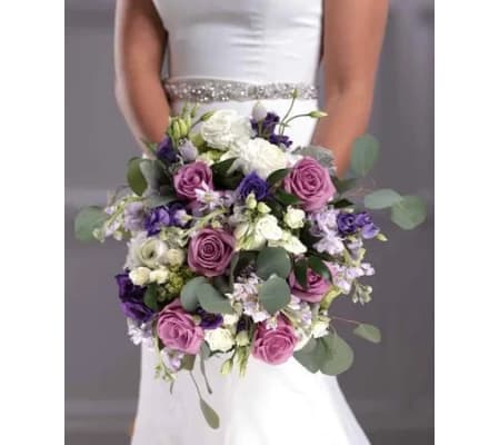Wedding Lovely lavender bridal bouquet