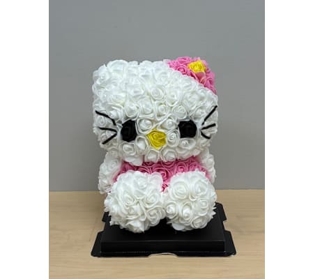 Hello Kitty Faux Rose Bear