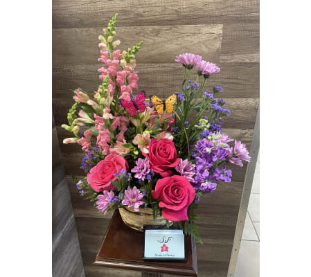 Butterfly Garden Basket