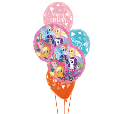 My Little Pony Birthday Classic Balloon Bouquet