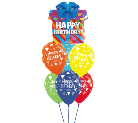 Birthday Present Awesome Balloon Bouquet