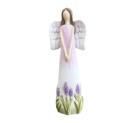 Angel with Purple Hyacinth dress