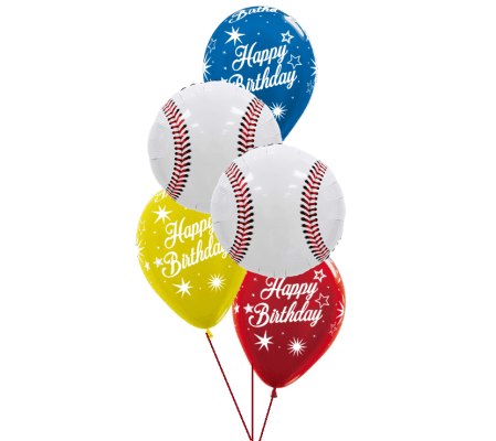 Baseball Birthday Classic Balloon Bouquet