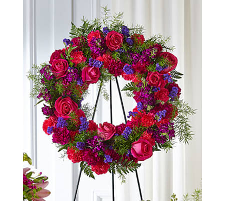 Calming Colors Wreath