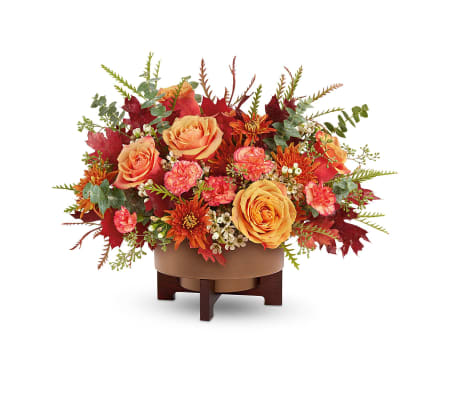 Modern Copper Centerpiece