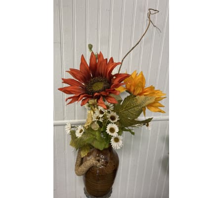 Rustic Autumn Sunburst