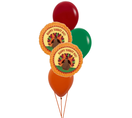Happy Turkey Day! Classic Balloon Bouquet