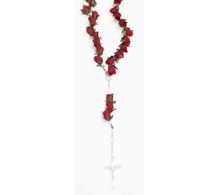  Divine Grace 50-Bead Rosary with silk flowers T260-3A