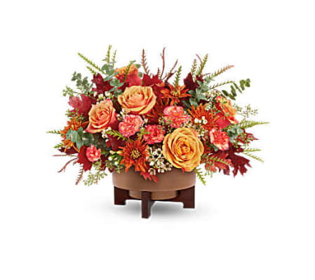 Modern Copper Centerpiece