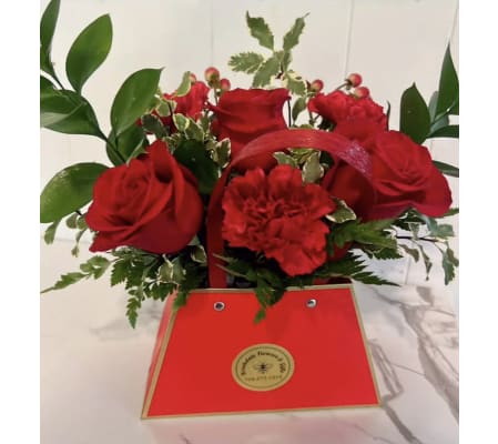 Blooming Tote Bag Bouquet