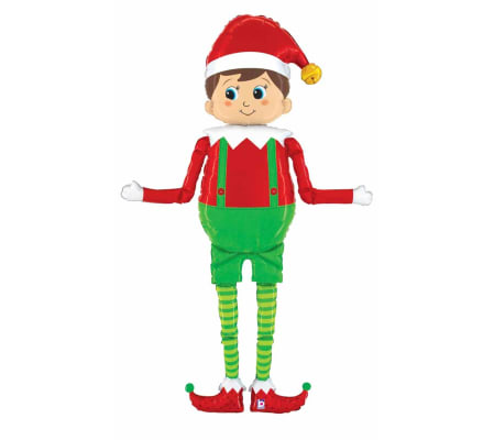 Special Delivery Elf 5 Foot Tall Foil Balloon