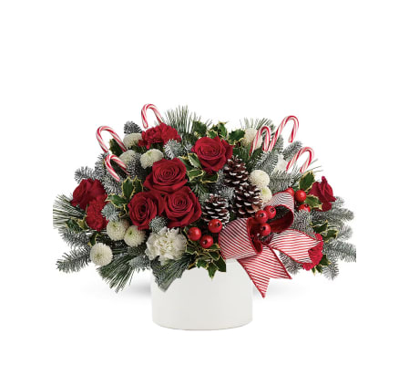 Jolly Candy Cane Bouquet