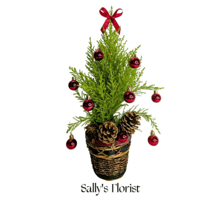 Sally's Christmas Mini Tree with decor