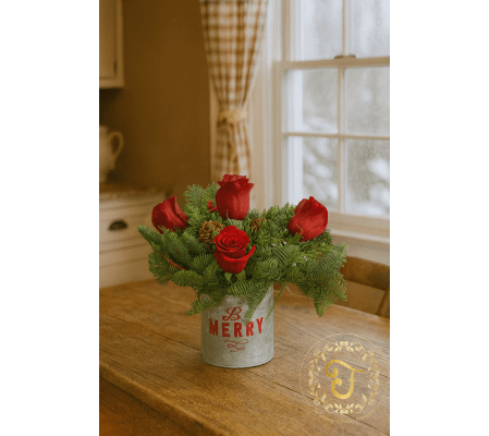 Be Merry Rose Arrangement