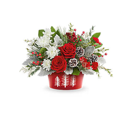 Snowy Pines Centrepiece