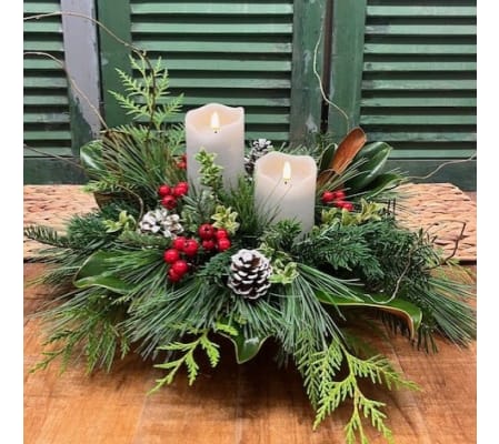 Winter Whispers Candlelight Bouquet