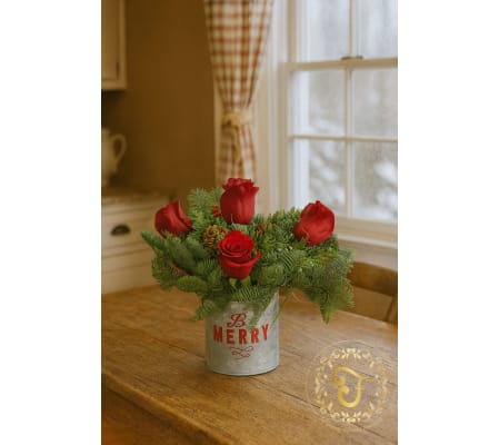 Be Merry Rose Bouquet