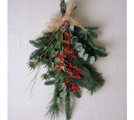 Winter Door Swag (Assorted Themes)