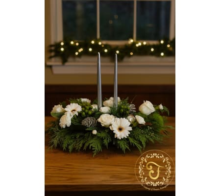 Silver Sentiments Winter Centerpiece