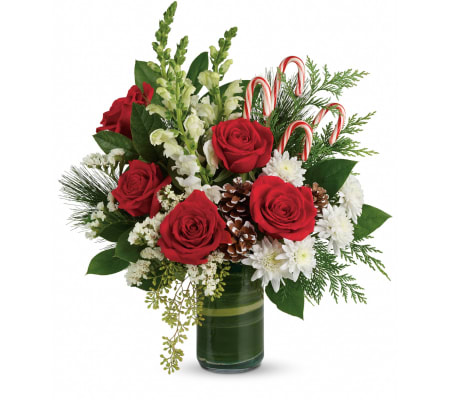 Teleflora's Festive Pines Bouquet