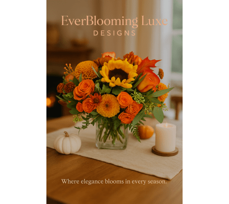 Harvest Glow Vase Arrangement 