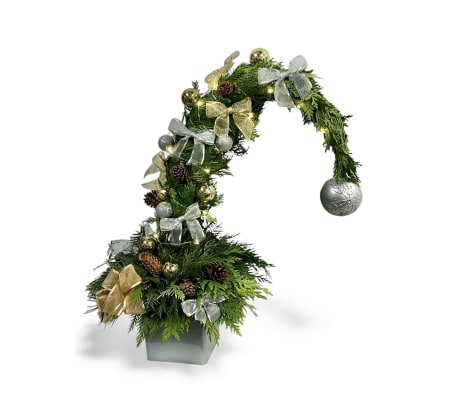 Grinch Whoville Christmas Tree - Gold and Silver