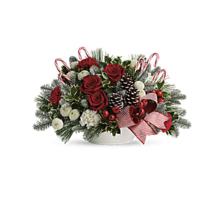 Jolly Candy Cane Bouquet