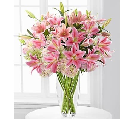 Intrigue Luxury Lily & Hydrangea Bouquet 