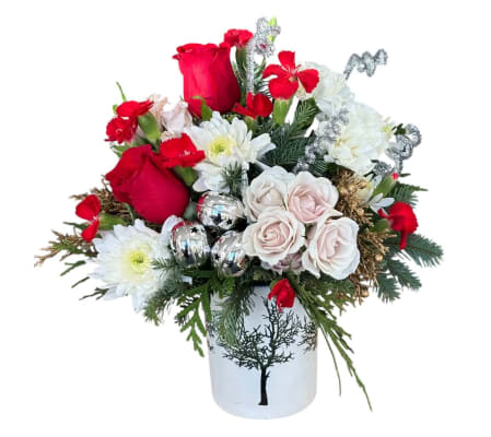 Caroling in the Snow