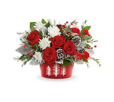 Snowy Pines centrepiece