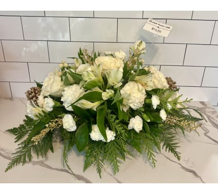 Snowy White Christmas Centerpiece