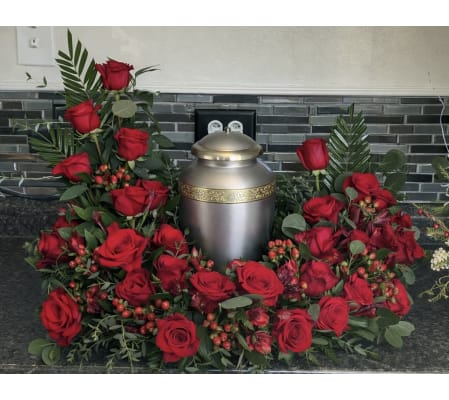 Eternal Embrace Urn Arrangement 
