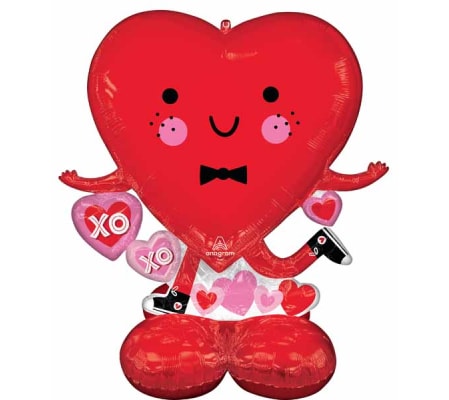 43″ Happy Heart AirLoonz Balloon – Valentine’s Day