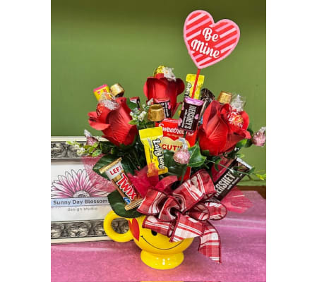 All smiles candy bouquet 
