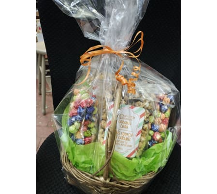 SWEEET SURPRSE POPCORN BASKET