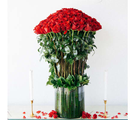 Grand Gesture: 50 Long-Stem Roses