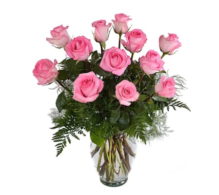 Rose Elegance Long Stem Pink Roses