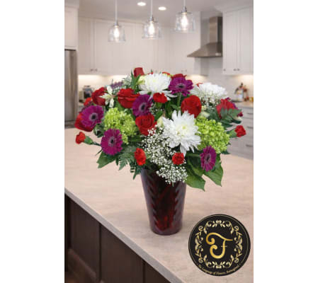 Classic Romance Bouquet by Floratechnics