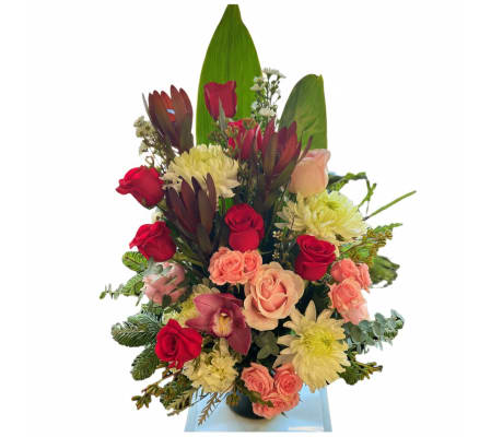 Radiant Rose Embrace