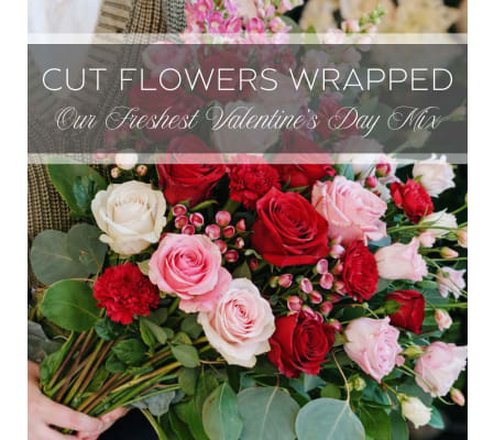 Cut Flowers Wrapped