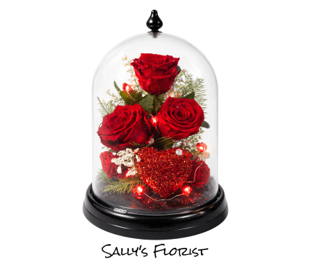 Eternal Love Preserved Rose Dome
