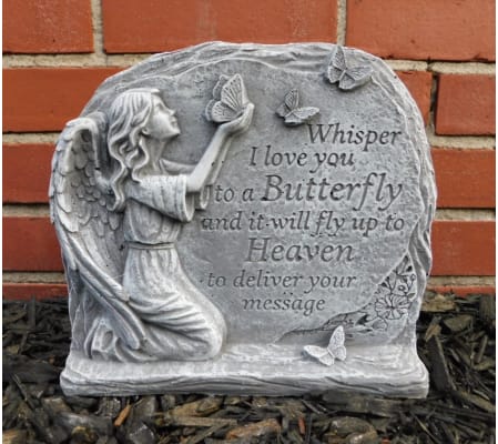 Stone Plaque - Butterfly Whisper