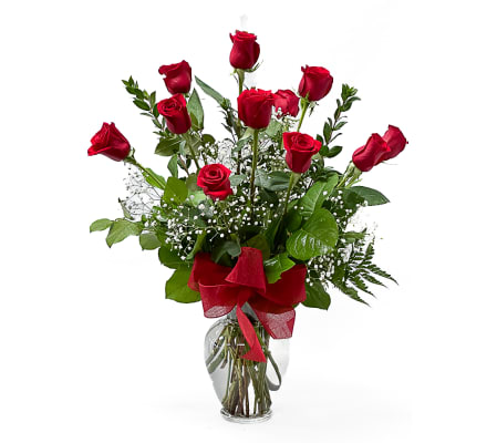 Timeless Dozen-Premium Long Stem Red Roses