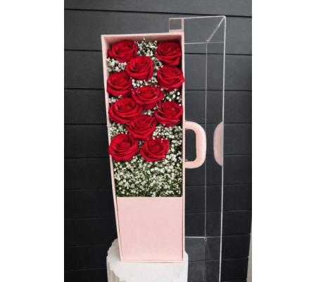 12 Reasons I love you (dozen rose box)