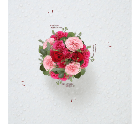 Hollywood Love Wrapped Bouquet