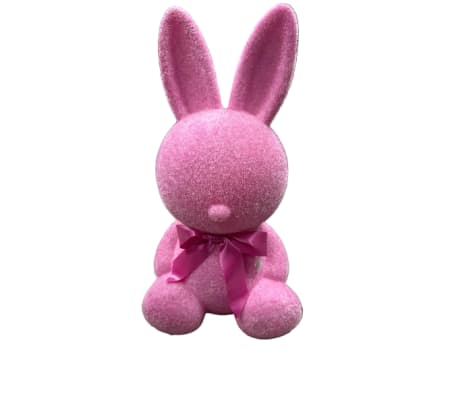 Large Chubby Flocked Bunnies