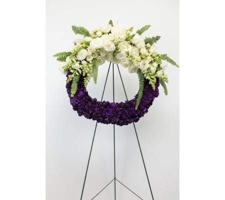 Marivel's purple midnight wreath 